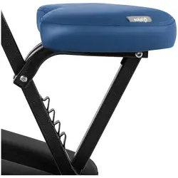 chaise de massage pliante - 130 kg - Bleu