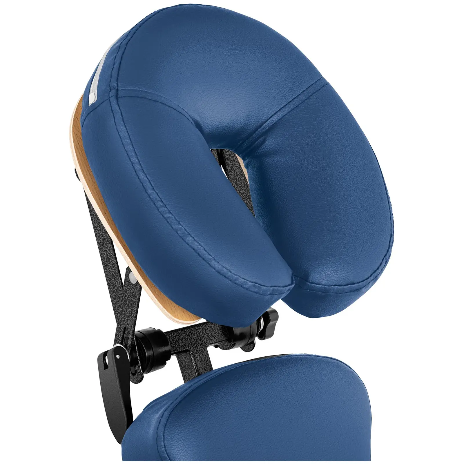 Chaise de massage pliante - 47 x 72 x 115 cm - 160 kg - Bleu (Matériau(x): PVC)
