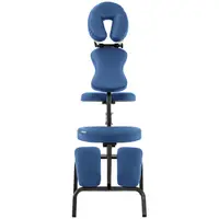 Сгъваем масажен стол - - 130 кг - Син