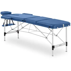 Kokoontaitettava hierontapöytä - 185 x 60 x 60 - 81 cm - 180 kg - sininen