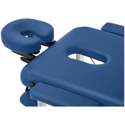 Hopfällbar massagebänk - 185 x 60 x 60 - 81 cm - 180 kg - Blå