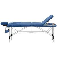 Camilla de masaje plegable - 185 x 60 x 60 - 81 cm - 180 kg - Azul