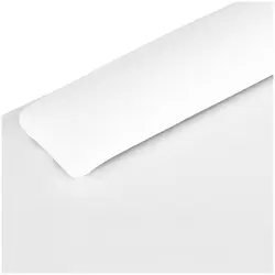 Tavolo manicure professionale - 1037 x 408 x 800 mm - bianco/nero - con poggiapolsi
