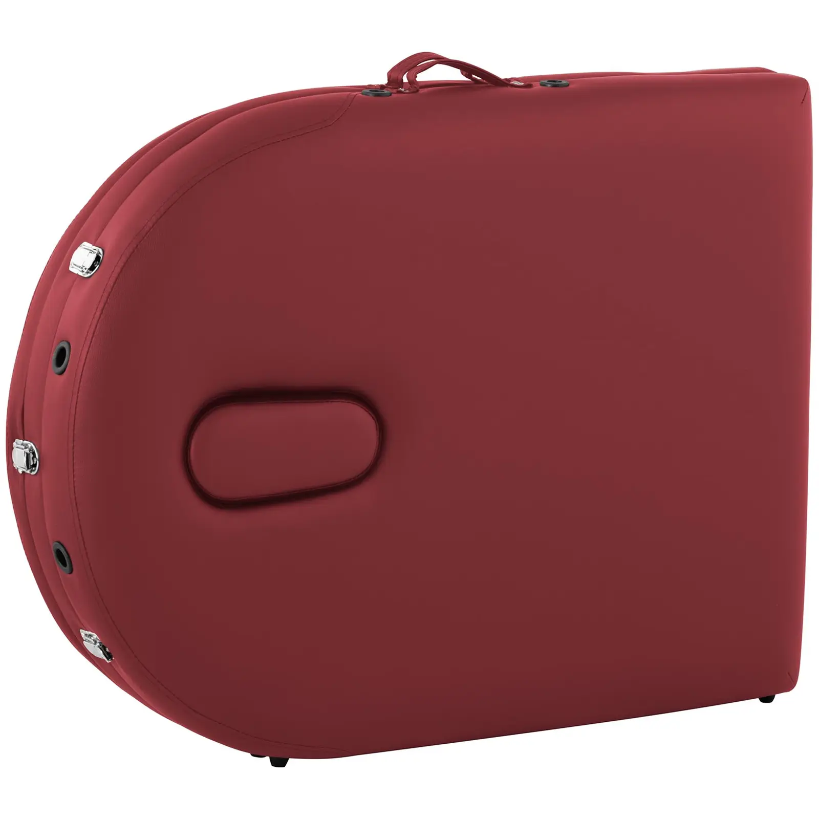 Table de massage pliante - 3 zones - 185 x 70 x 62-86  cm - 220 kg - Rouge (Hauteur max: 86 cm)