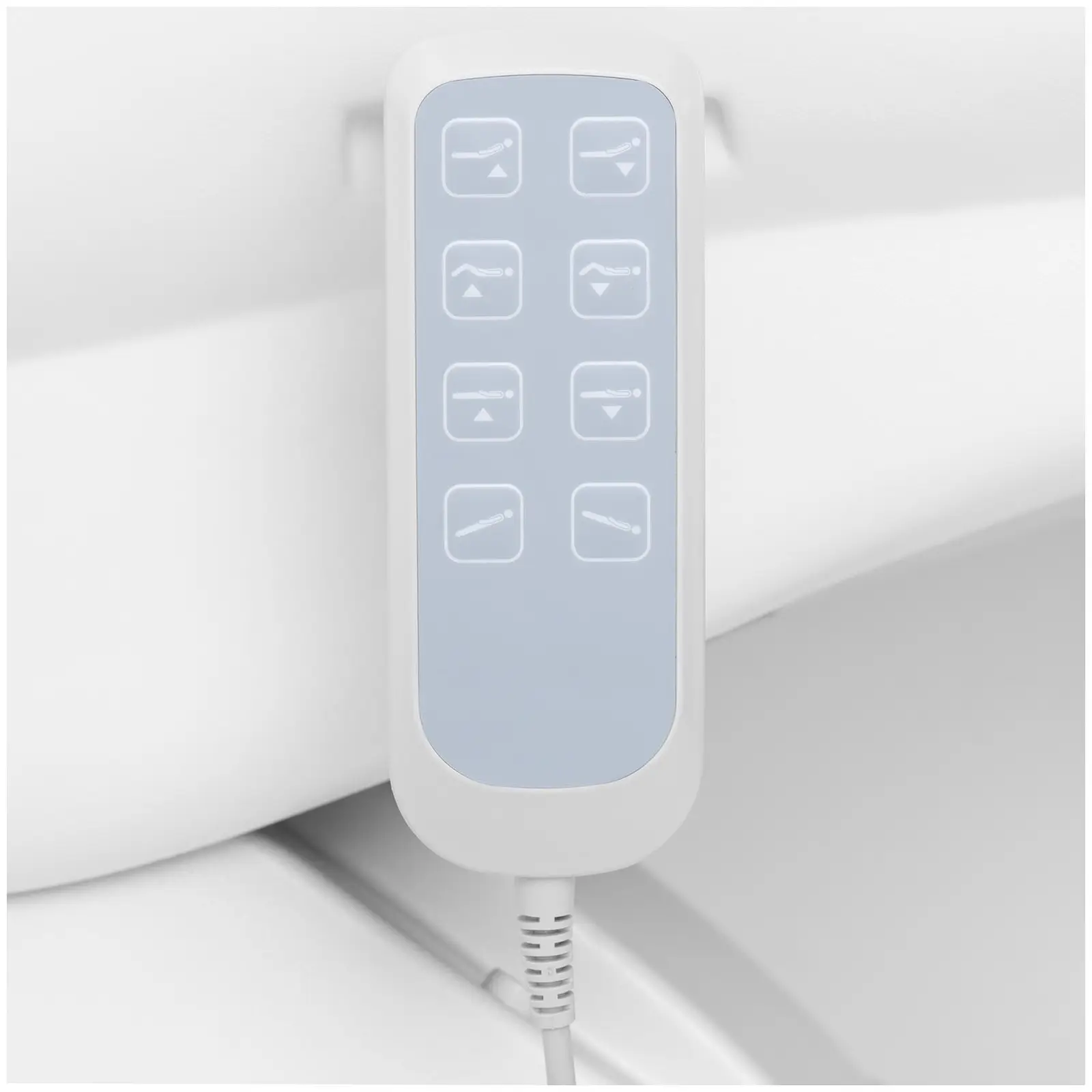 Elektrische Kosmetikliege - 4 Motoren - 350 W - 202 x 57 x 67 - 111,5 cm - 150 kg - weiß (Breite Bett: 57 cm)