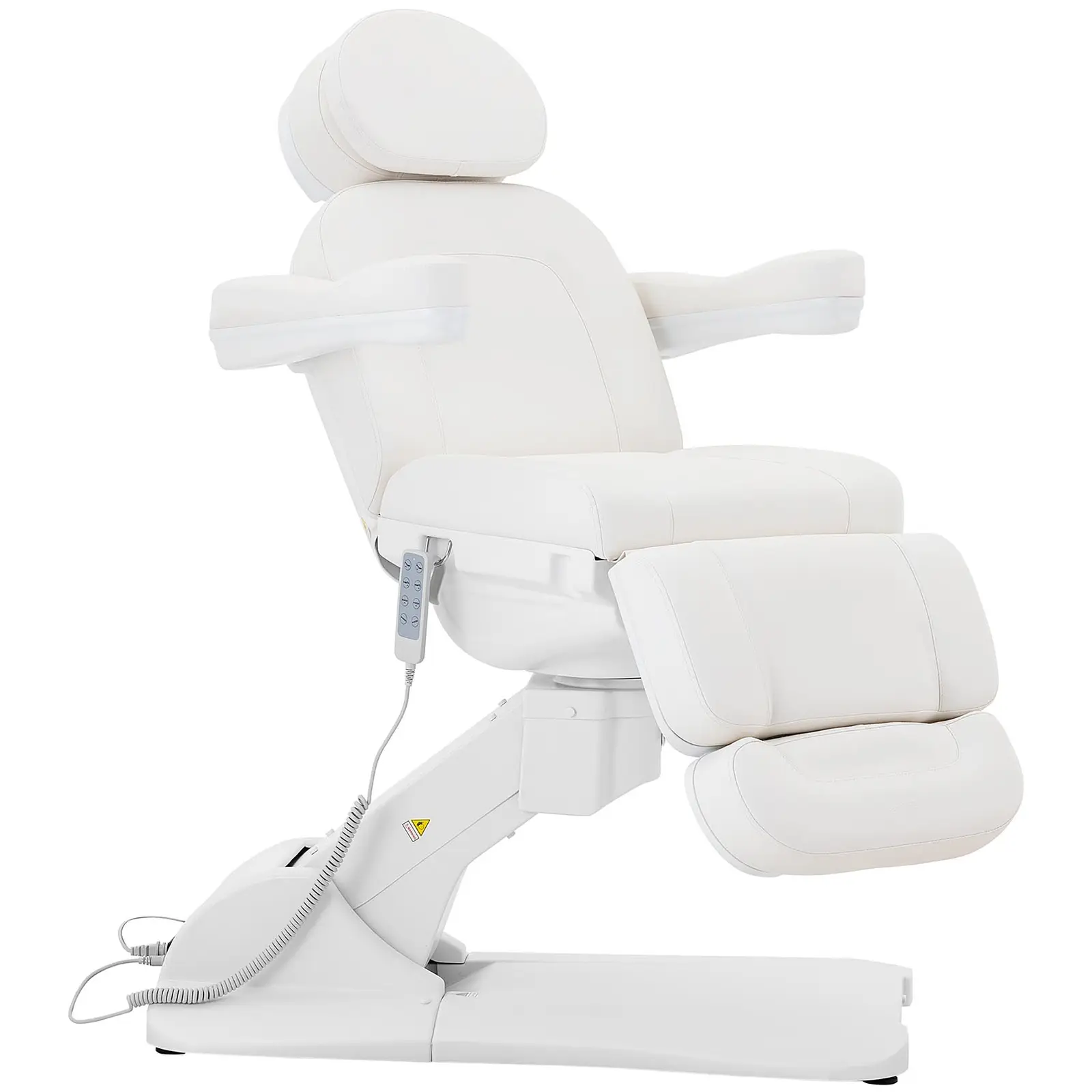 Kosmetické lehátko PHYSA GENOA WHITE -  350 W - 181 x 57 x 68 - 91 cm - 150 kg - bílé (Maximální zatížení: 150 kg)