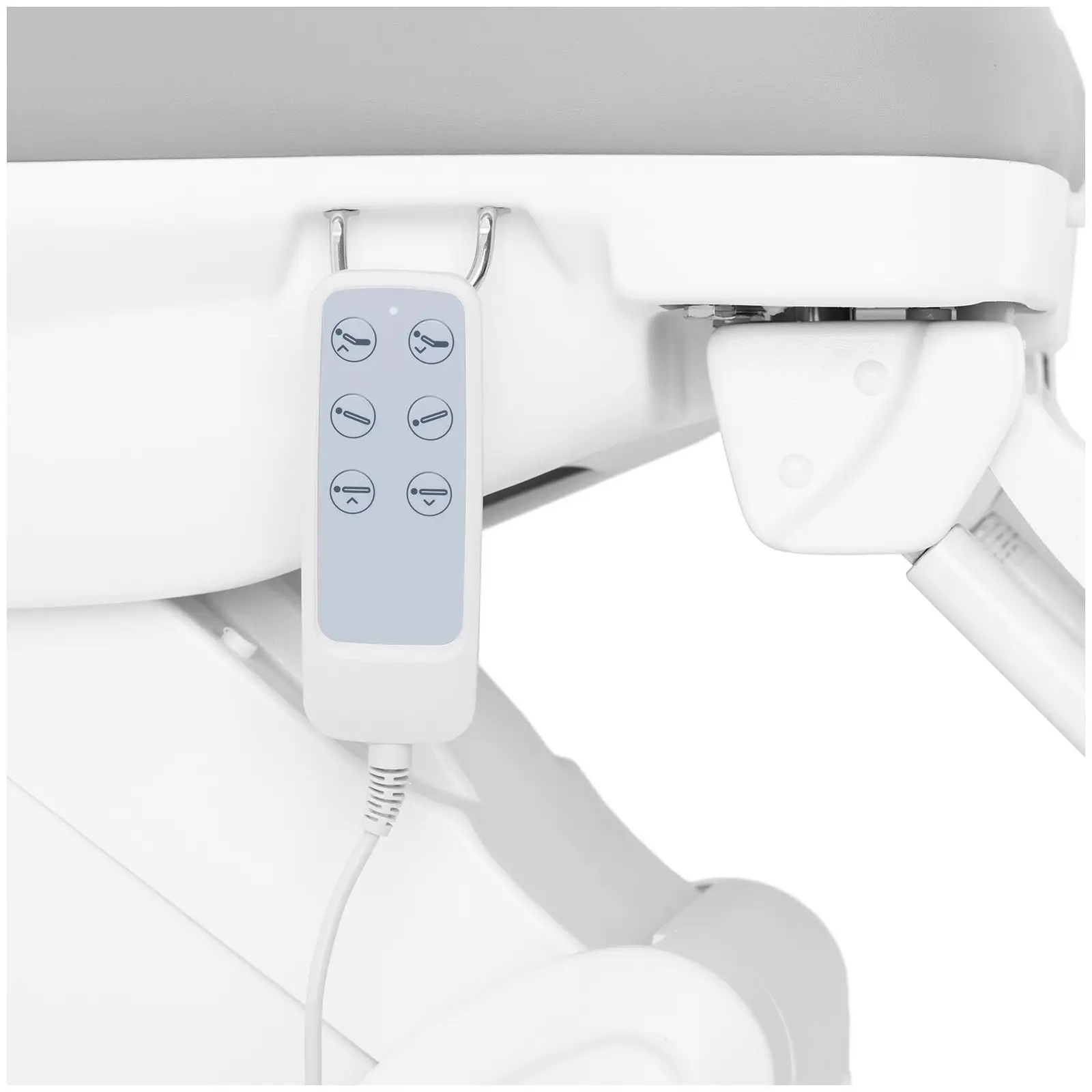 Pedikérské křeslo - 350 W - 150 kg - šedé, bílé (Dálkové ovládání: Ano)