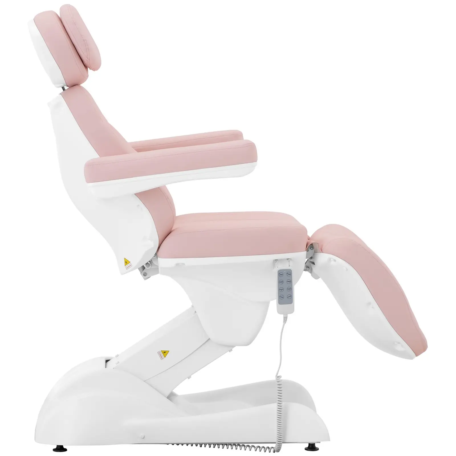 Fotel kosmetyczny - 200 W - 150 kg - różowy, biały