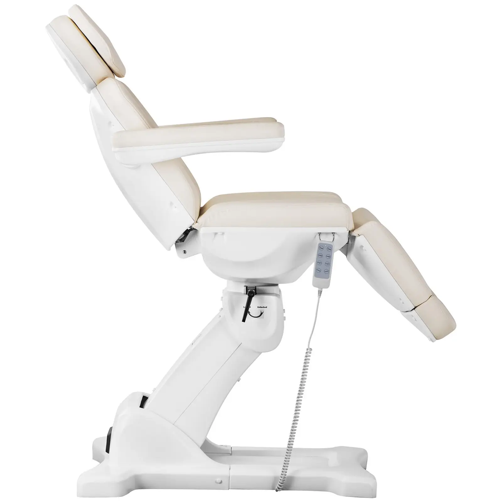 fauteuil esthétique - 350 W - 150 kg - Écru, Blanc