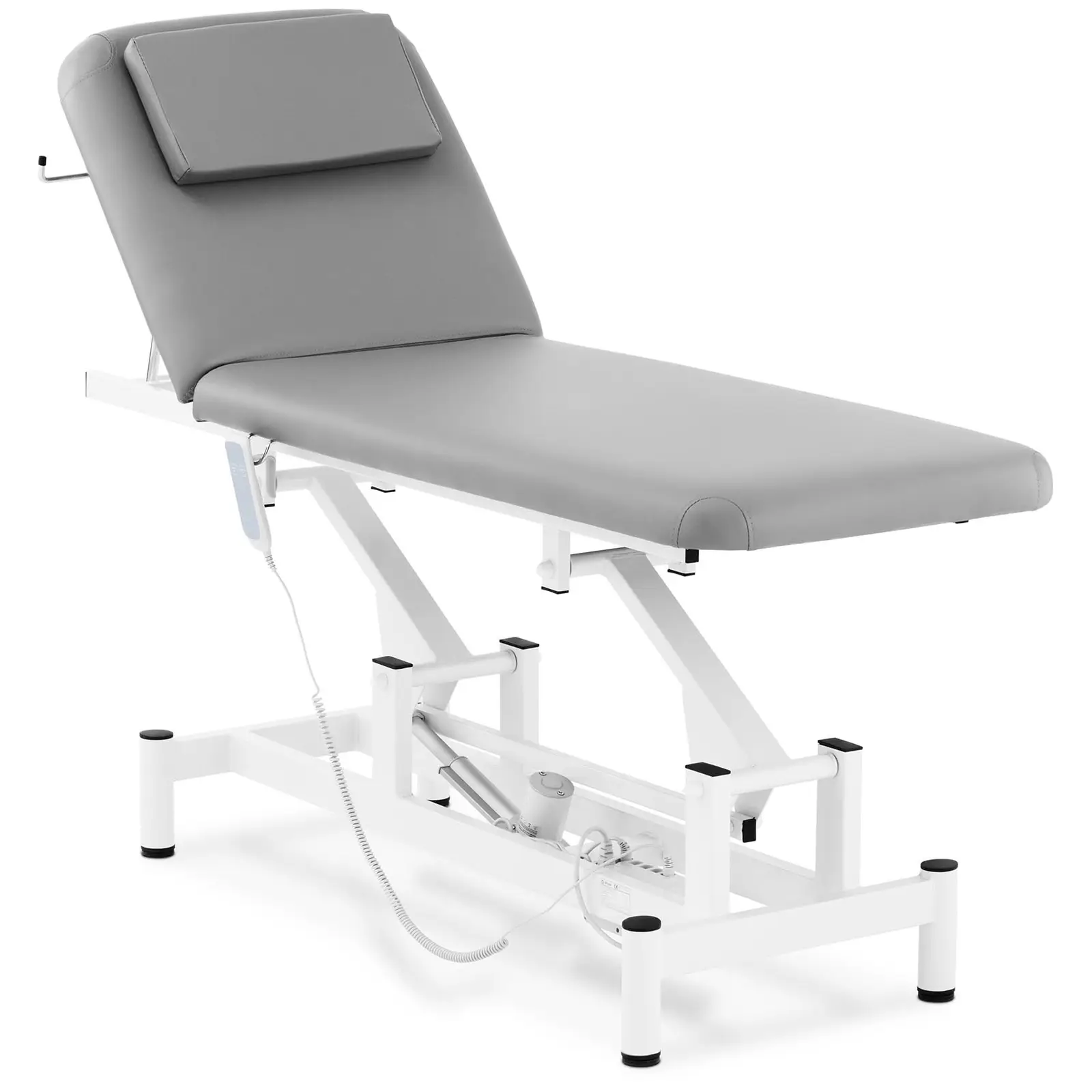 Massagebriks - elektrisk - 1 motor - 100 W - 185 x 63 x 47 - 90 cm - 150 kg - grå