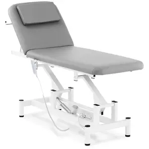 Lettino da massaggio elettrico - 50 W - 150 kg - Grigio