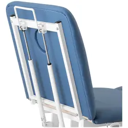 Lettino da massaggio elettrico - 50 W - 150 kg - Blu, Bianco