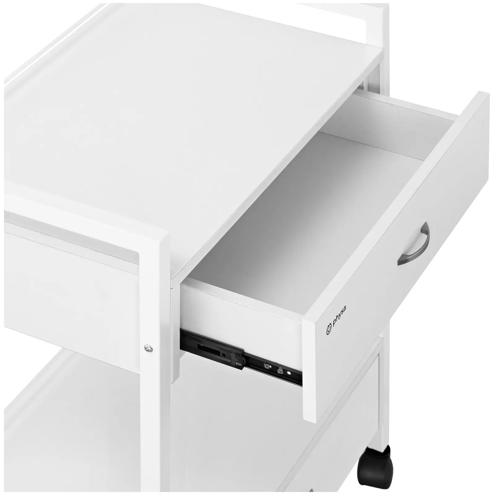 Klinikbord - 2 lådor - 62.5 x 40 x 85.5 cm