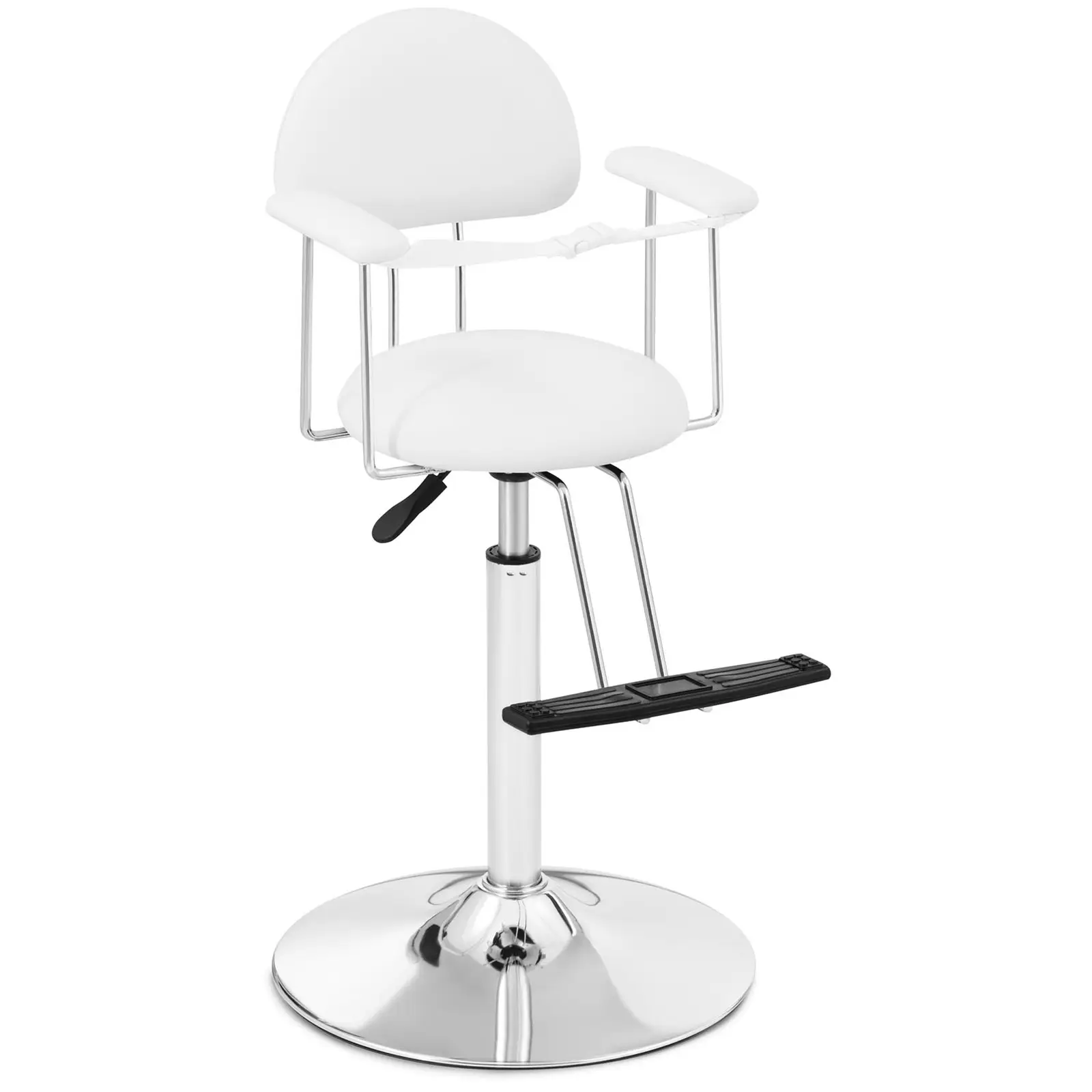 Sillón de peluquería para niños - 860 - 1.110 mm - 125 kg - Blanco