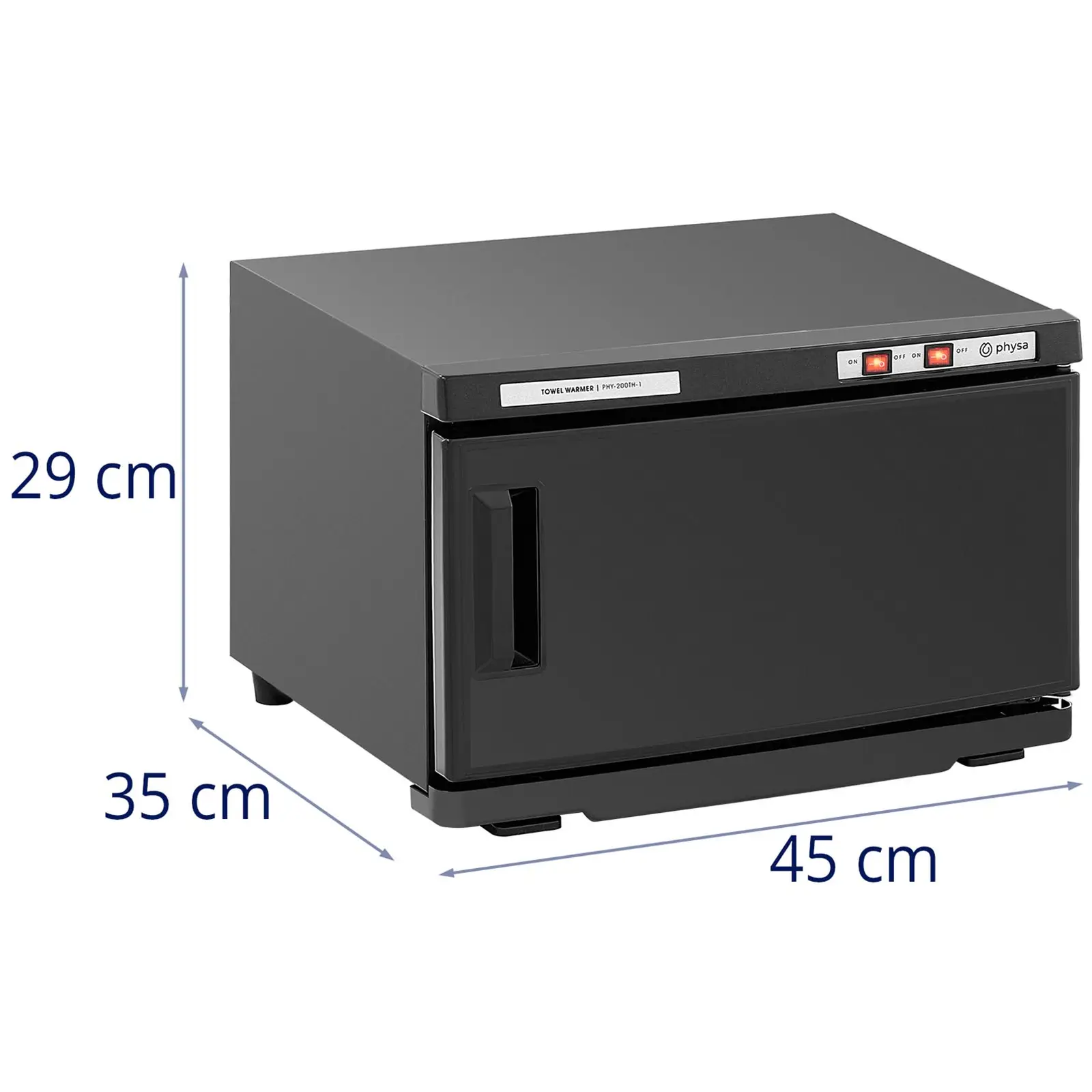 Varmeskab til håndklæder - med UV- sterilisator - 70 °C - 230 W - 16 l