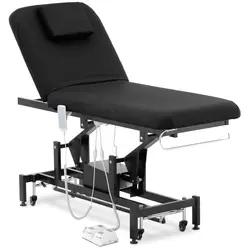 Table de massage électrique - 2 moteurs - 200 kg - Noir