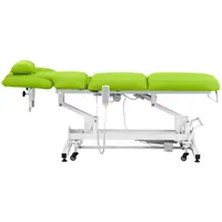 Camilla de masaje eléctrica - 3 motores - 250 kg - verde claro