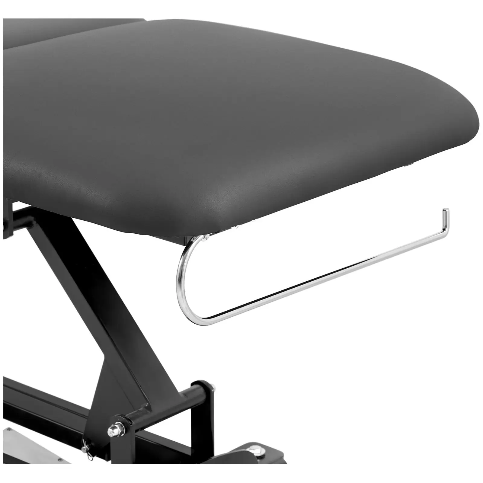 Elektrické masážní lehátko - 3 motory - 300 W - 185 x 67 x 62–84 cm - 200 kg - černá/šedá (Maximální zatížení: 200 kg)