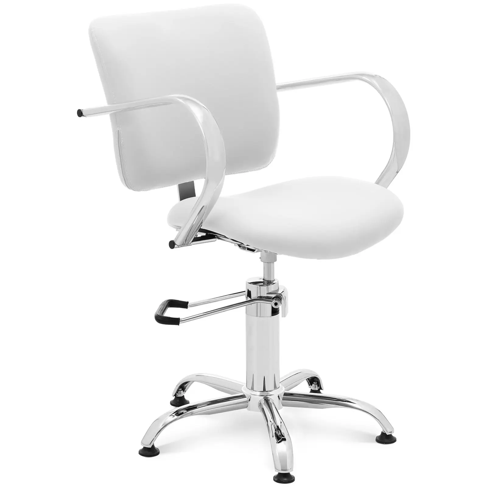 Outlet Fotel fryzjerski - 590-720 mm - 150 kg - biały