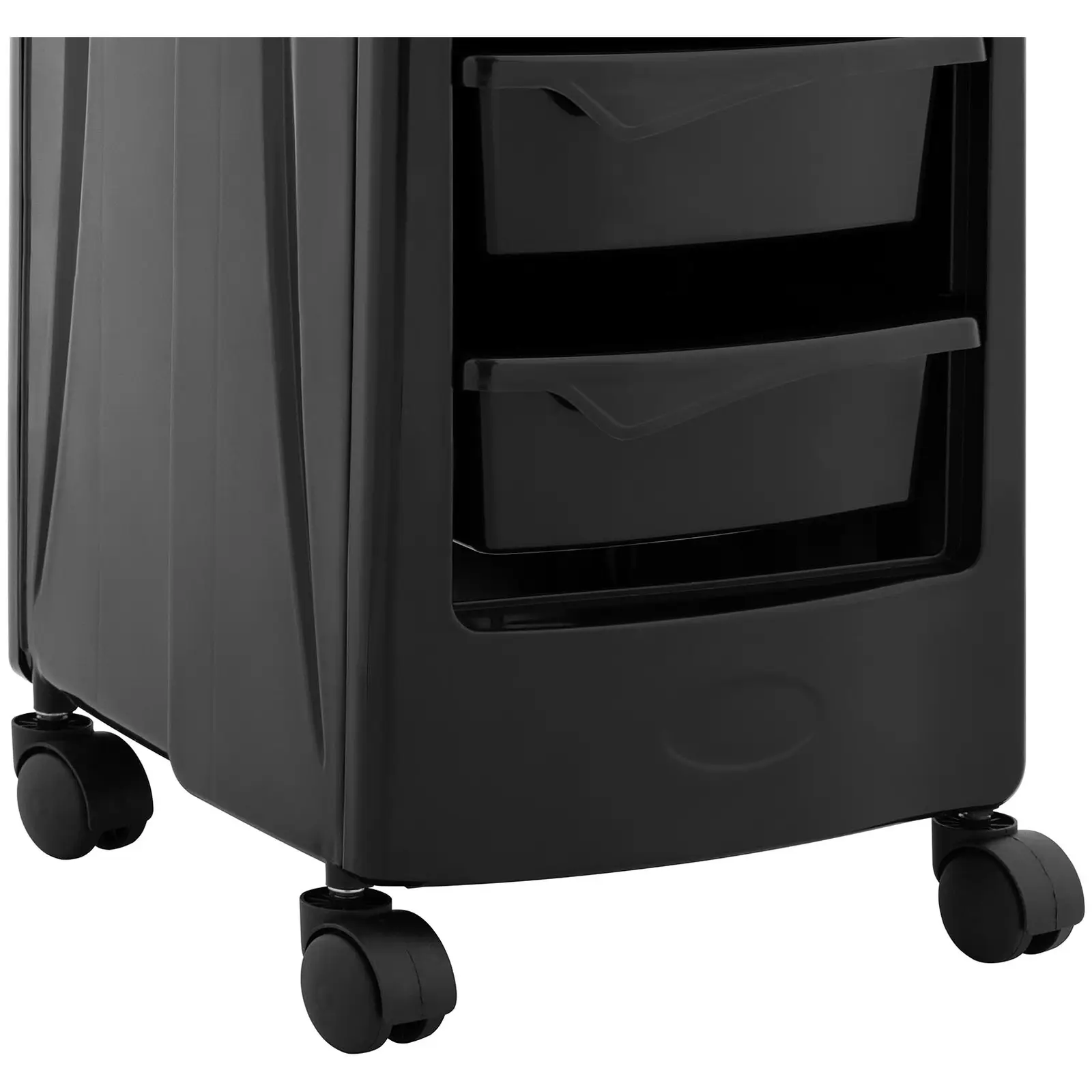 Hair Salon Trolley - 10 kg - 5 drawers - hairdryer holder - 485 x 380 mm shelf