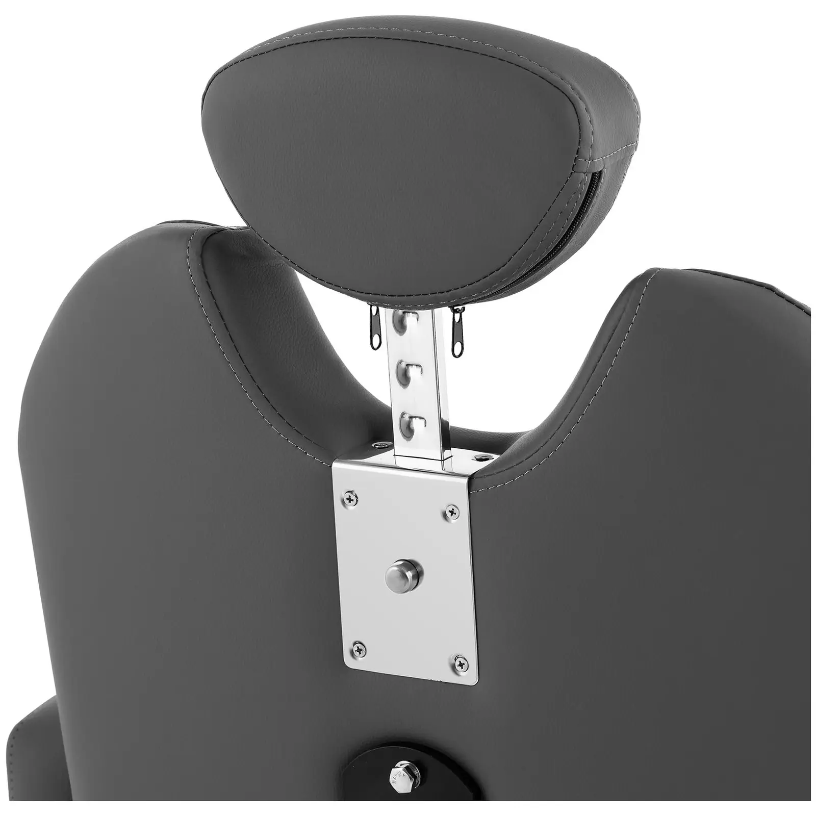 Frisørstol - 510 - 650 mm - 150 kg - grå (Højdejusterbar hovedstøtte: Ja)