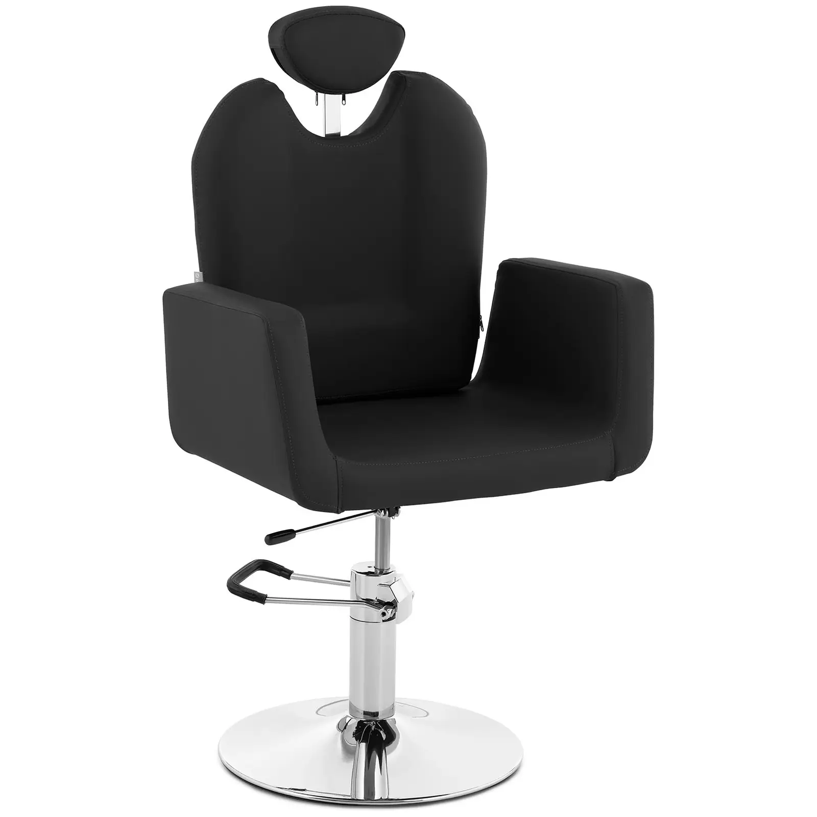 Fauteuil de coiffeur - 510 - 650 mm - 150 kg - Noir