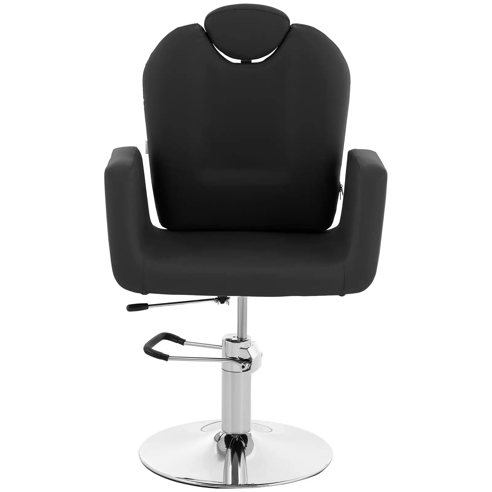 Cadeira de cabeleireiro - 510-650 mm - 150 kg - Preto