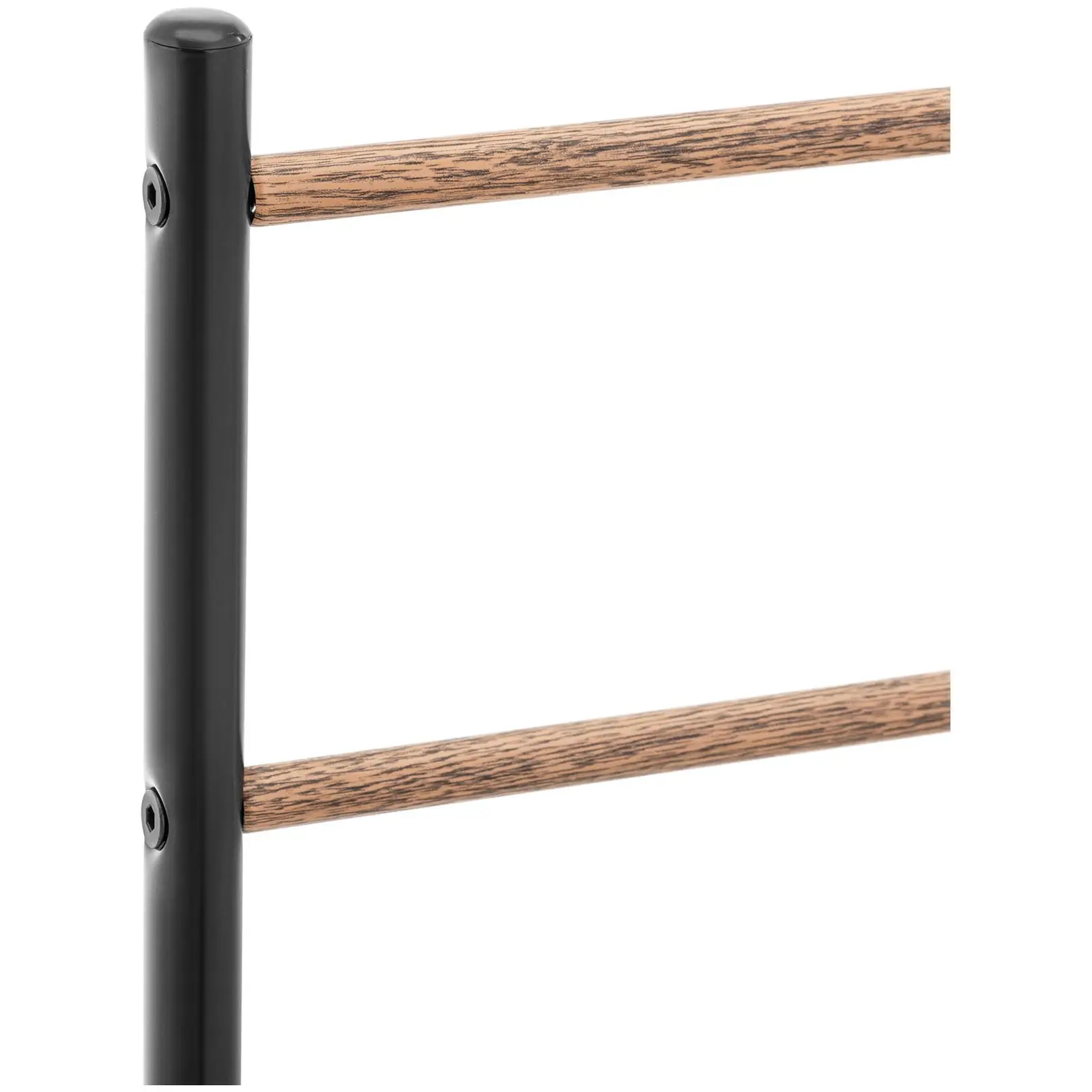 Stazione Dip Da Parete Cipriani Sport - Barre Per Dips E Allenamento, Carico 350kg, Manici 51cm, Acciaio Nero - Foto 2