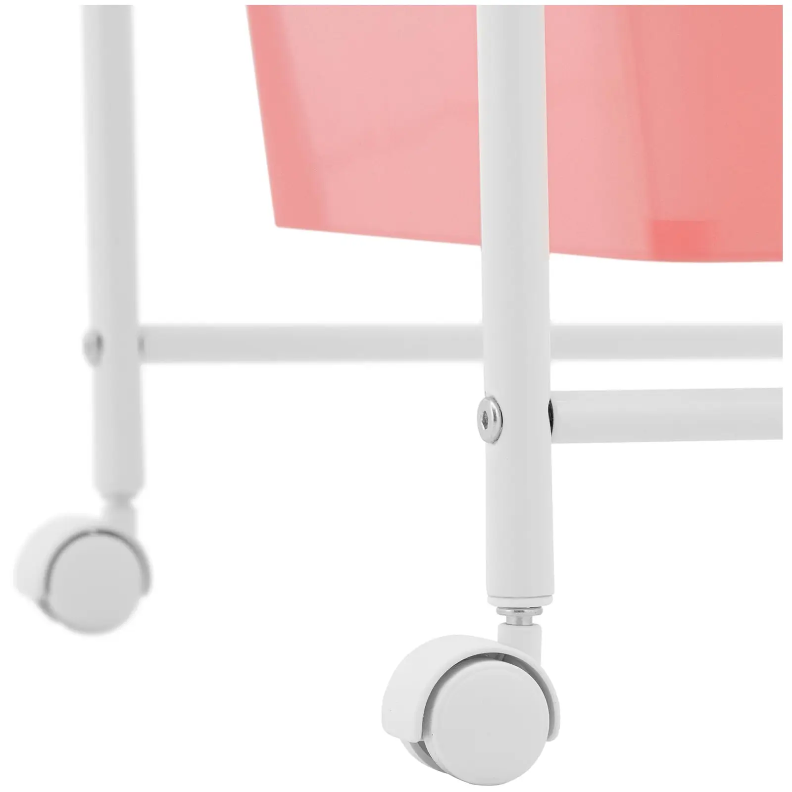 Chariot coiffure - 4 tiroirs - vert/gris/rose/crème (Nombre de roulettes: 4 Pc)