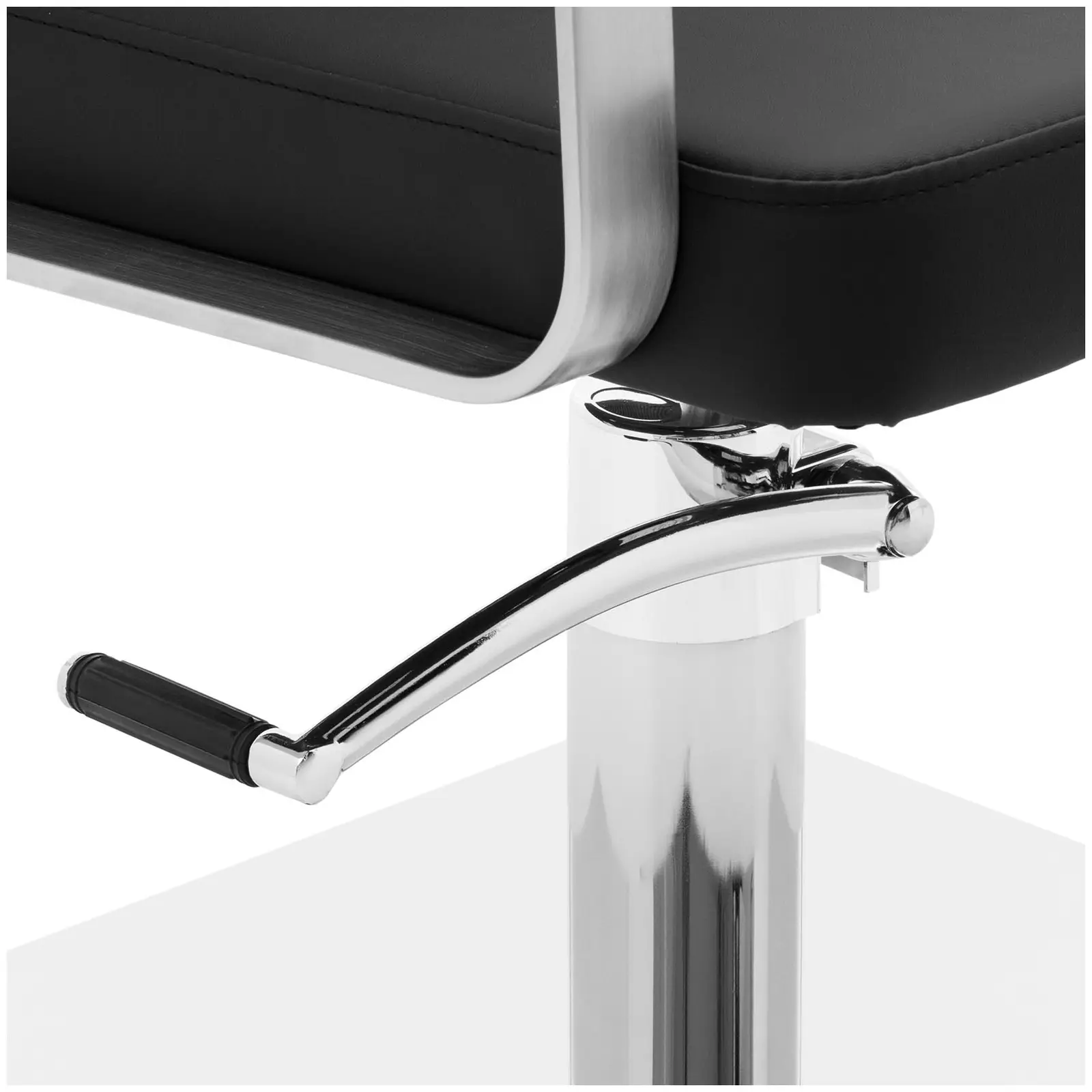 B-zboží Kadeřnické křeslo Plymouth Black - 460–610 mm - 150 kg - černé (Maximální výška sezení: 61 cm)