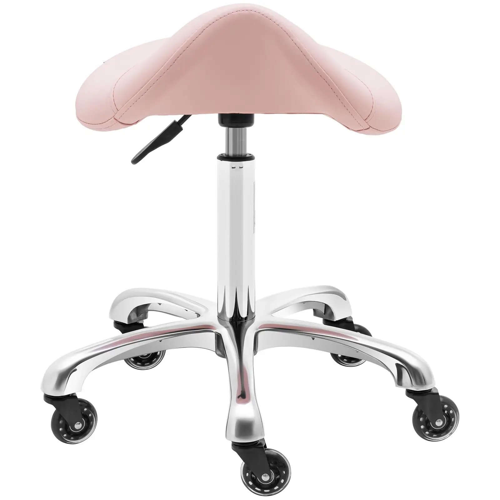 Tabouret selle de cheval - 570 - 750 mm - 150 kg - Rose pâle