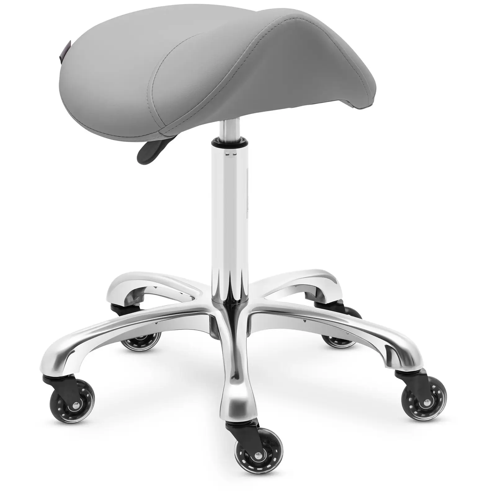 Sedlová židle 570–750 mm 150 kg tmavě šedá - Sedlové židle physa