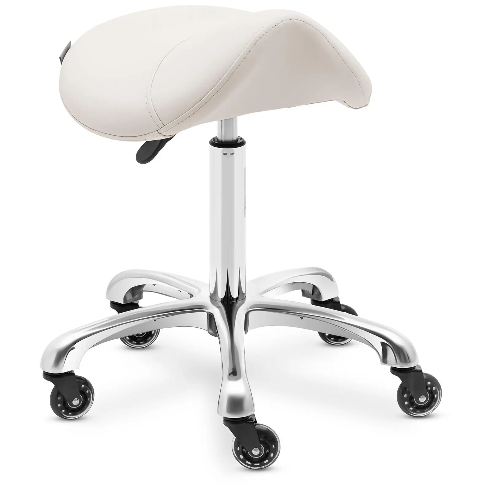 Sedlová židle 570–750 mm 150 kg béžová - Sedlové židle physa