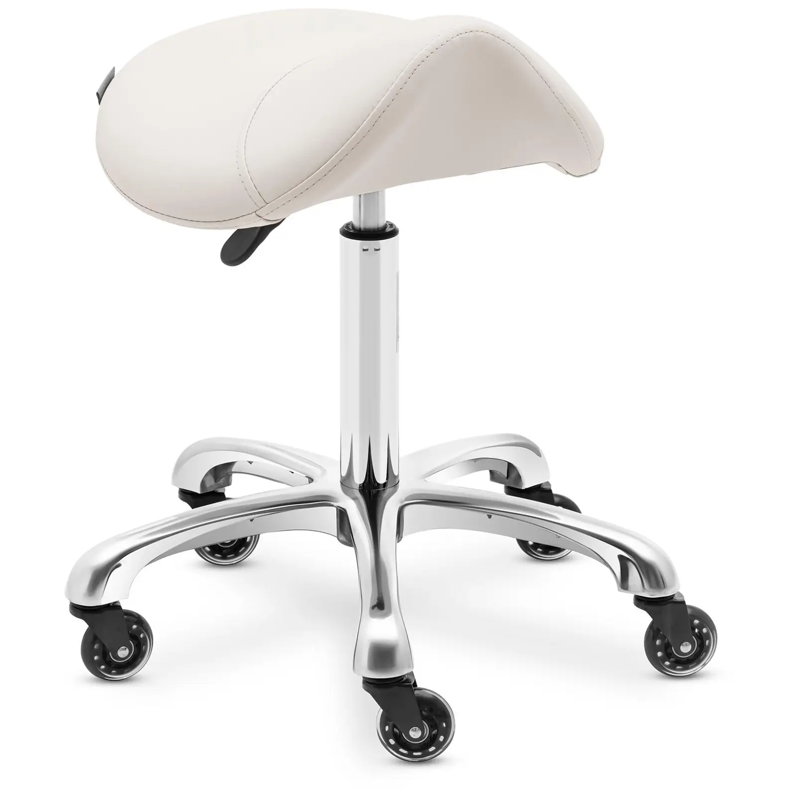 Saddle stool - 570 - 750 mm - 150 kg - Beige - Product Image