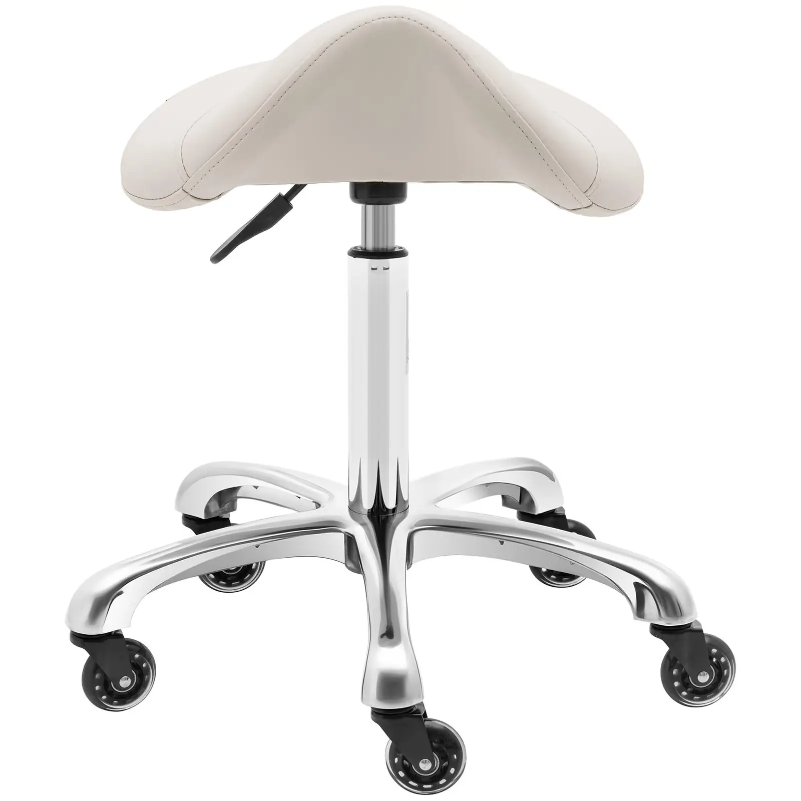 Tabouret selle de cheval - 570 - 750 mm - 150 kg - Beige