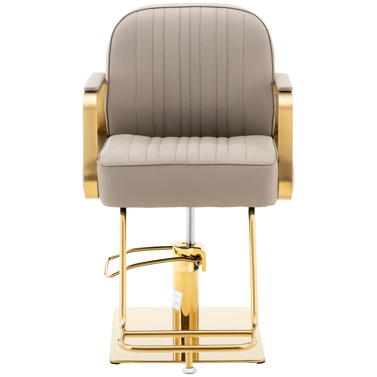 Salon Chair with Footrest 920 1070 mm 200 kg Gold Grey
