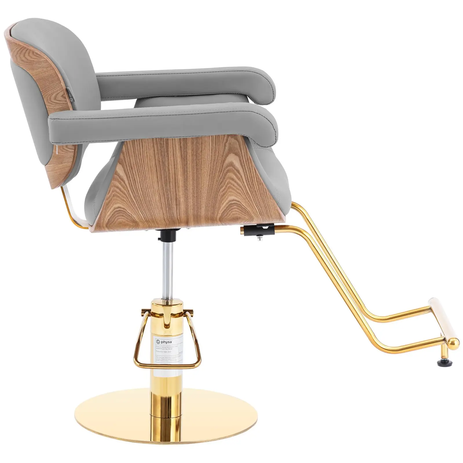 Salon Chair with Footrest - 49 - 63 cm - 200 kg - Filey Beige