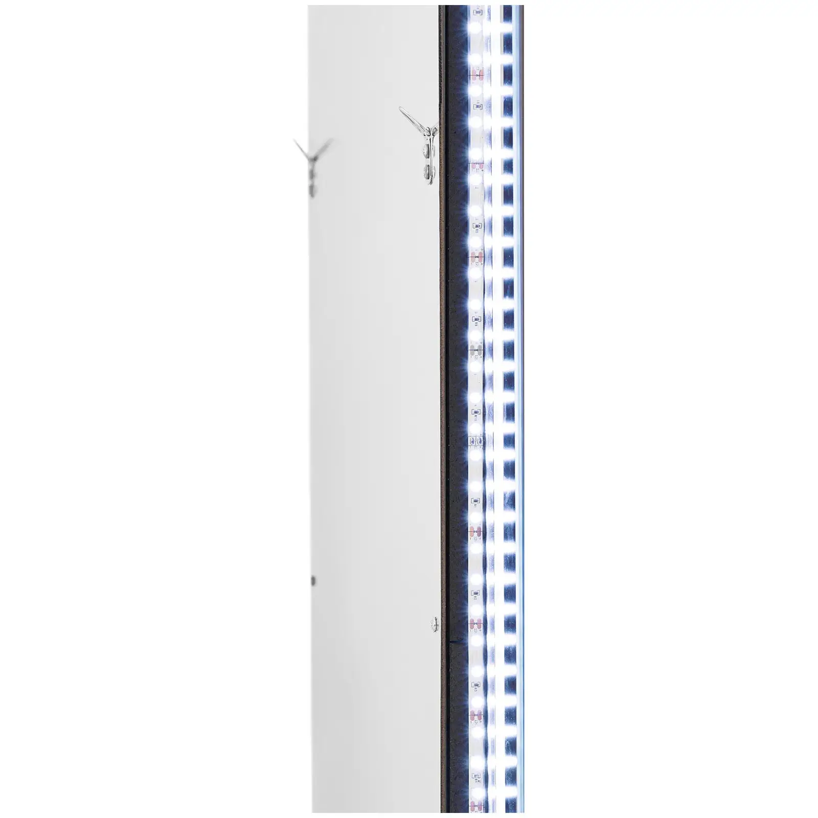 Poste de coiffage - extra plat - LED - rectangulaire - 170 x 70 x 3 cm