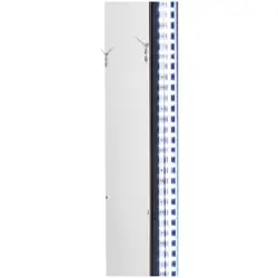 Konsola fryzjerska - bardzo płaska - LED - prostokątna - 170 x 70 x 3 cm