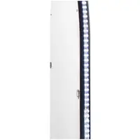Konsola fryzjerska - bardzo płaska - LED - owalna - 170 x 70 x 3 cm