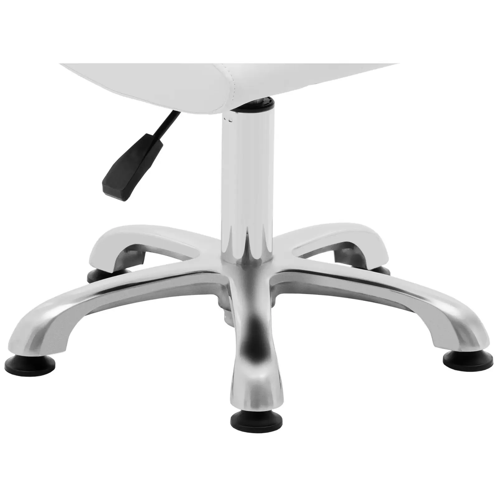 Darbo kėdė su atlošu - 38 - 52 cm - 150 kg - balta (Product Material: Aliuminis)