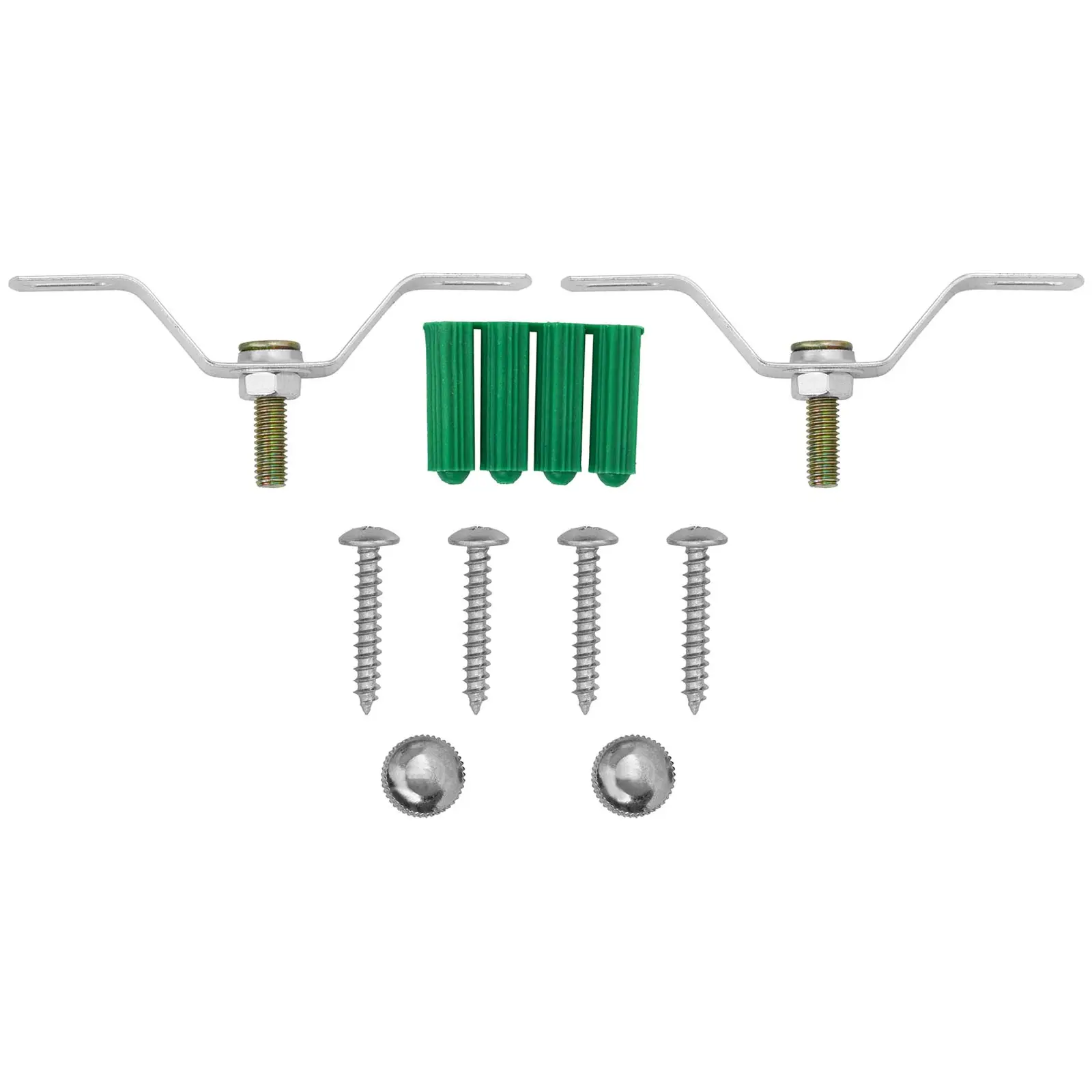 Barber Pole - rotierend und beleuchtet - 380 mm Höhe - 25 cm Wandabstand - silberne Fassung