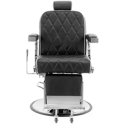 Cadeira de cabeleireiro - apoio de cabeça e apoio para os pés  58 - 71 cm - 150 kg kg - basculante - preto