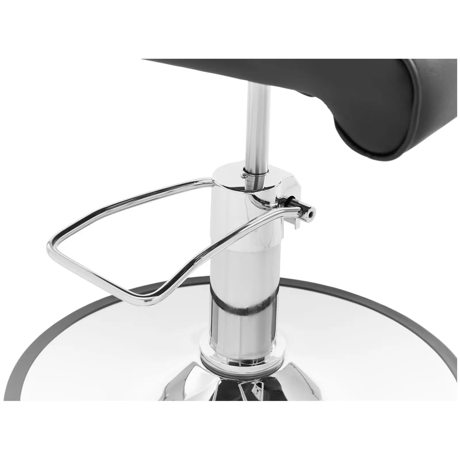 Fauteuil de coiffeur - repose-pieds en T - 50 - 60 cm - 180 kg - noir (Charge max.: 180 kg)
