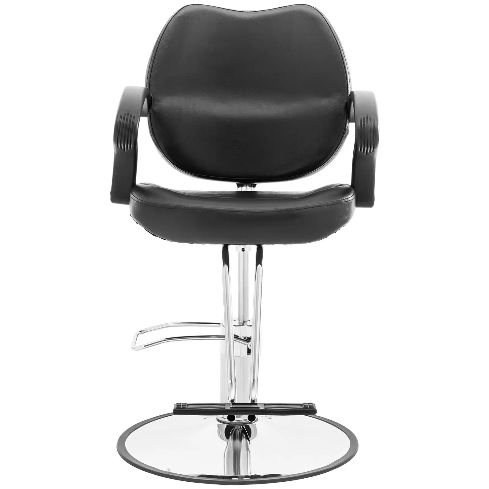 Fauteuil de coiffeur - repose-pieds en T - 53 - 64 cm - 160 kg - noir