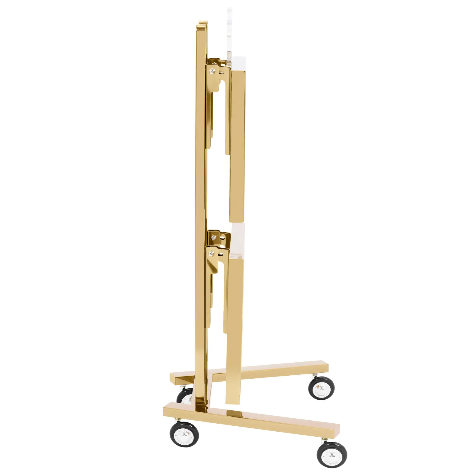 Kosmetikwagen  - 2 Ablagen - 40 x 86 x 50 cm - golden