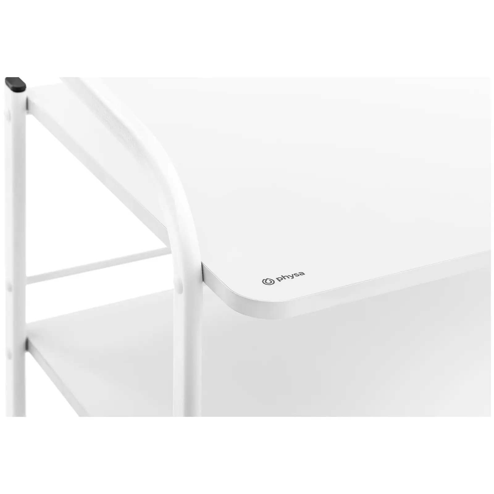 Chariot esthétique - 3 tablettes - 60 x 43 x 83 cm - Blanc