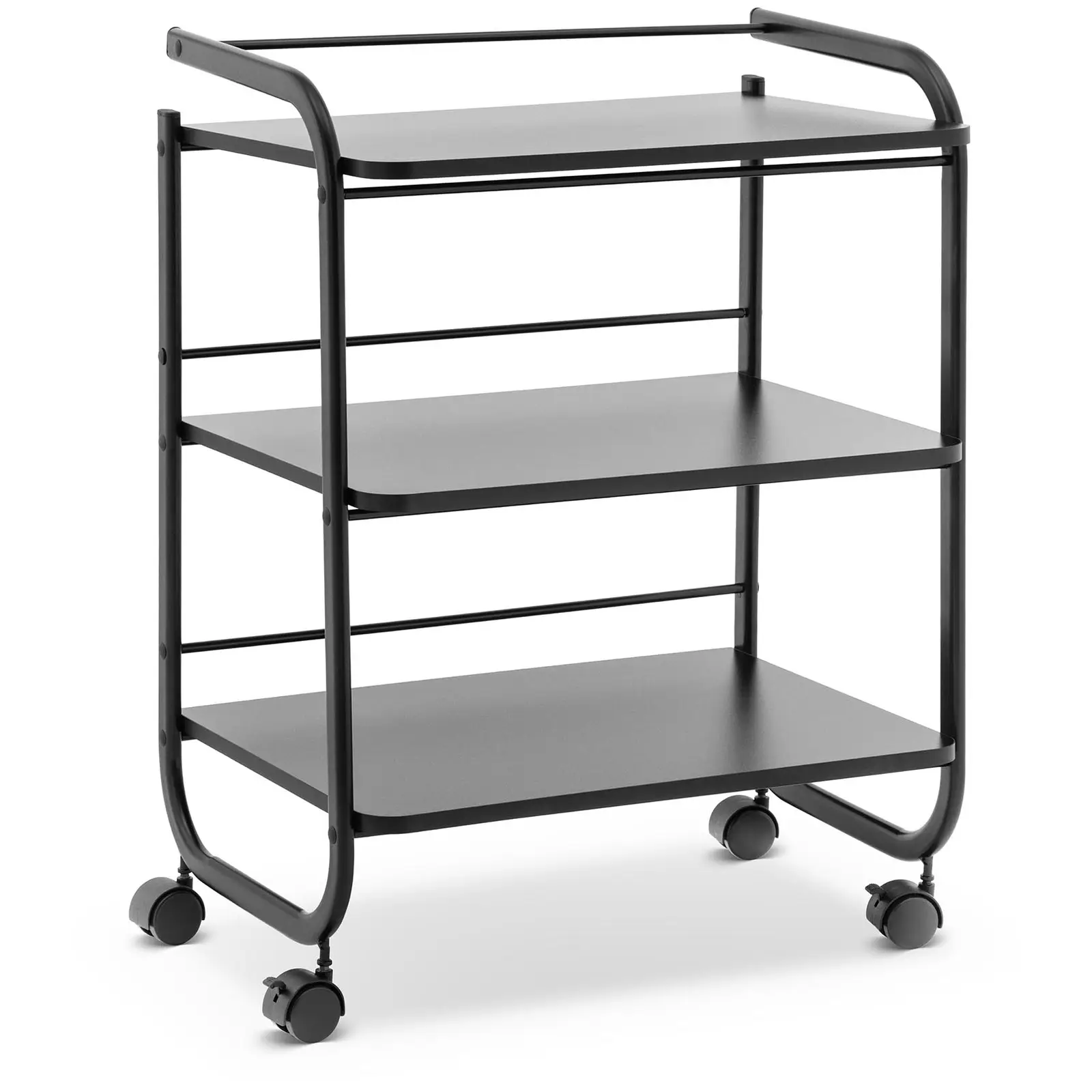 Beauty Trolley - 3 shelves - 43 x 60 x 82 cm - black