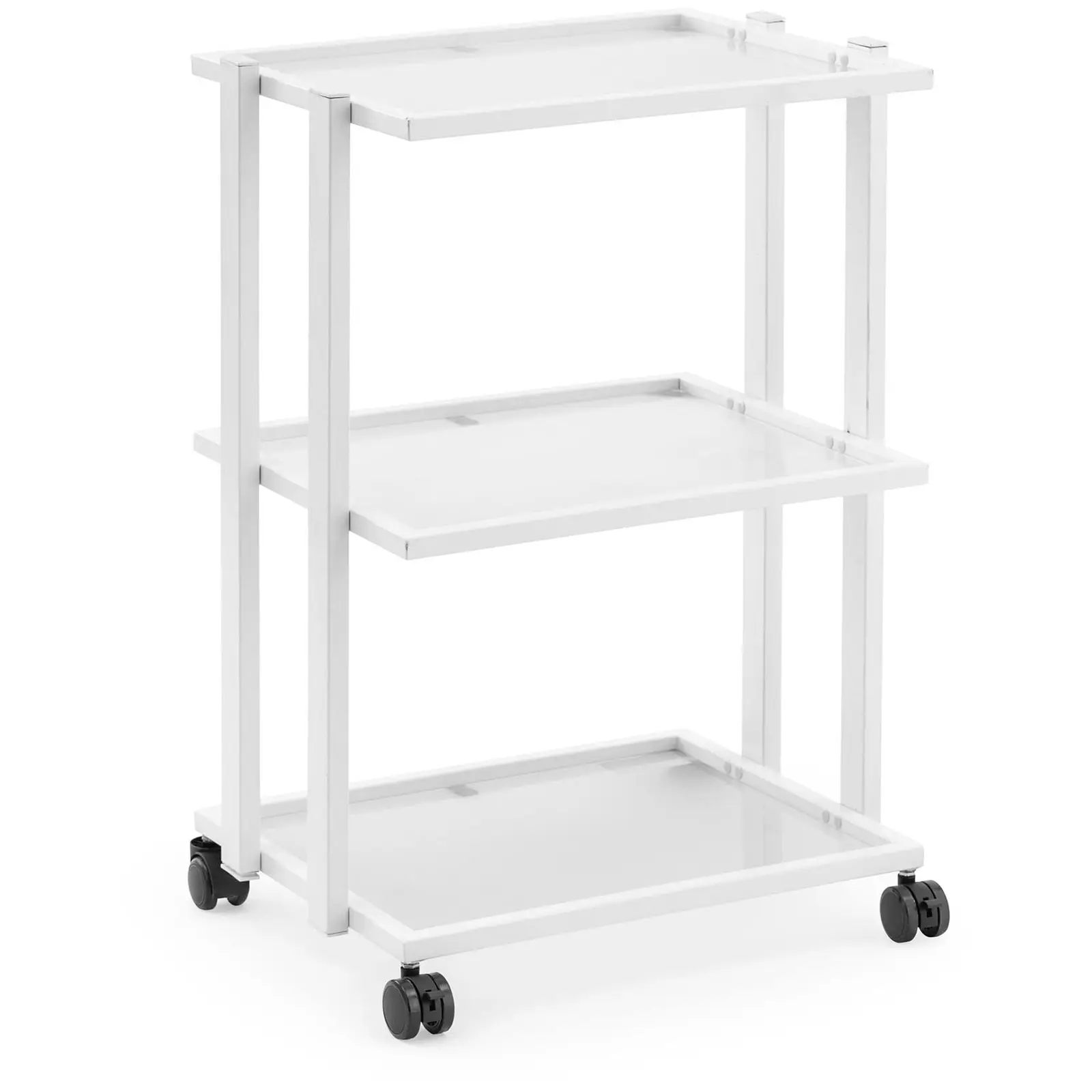 Kosmetický vozík - počet skleněných polic: 3 - max. 60 kg