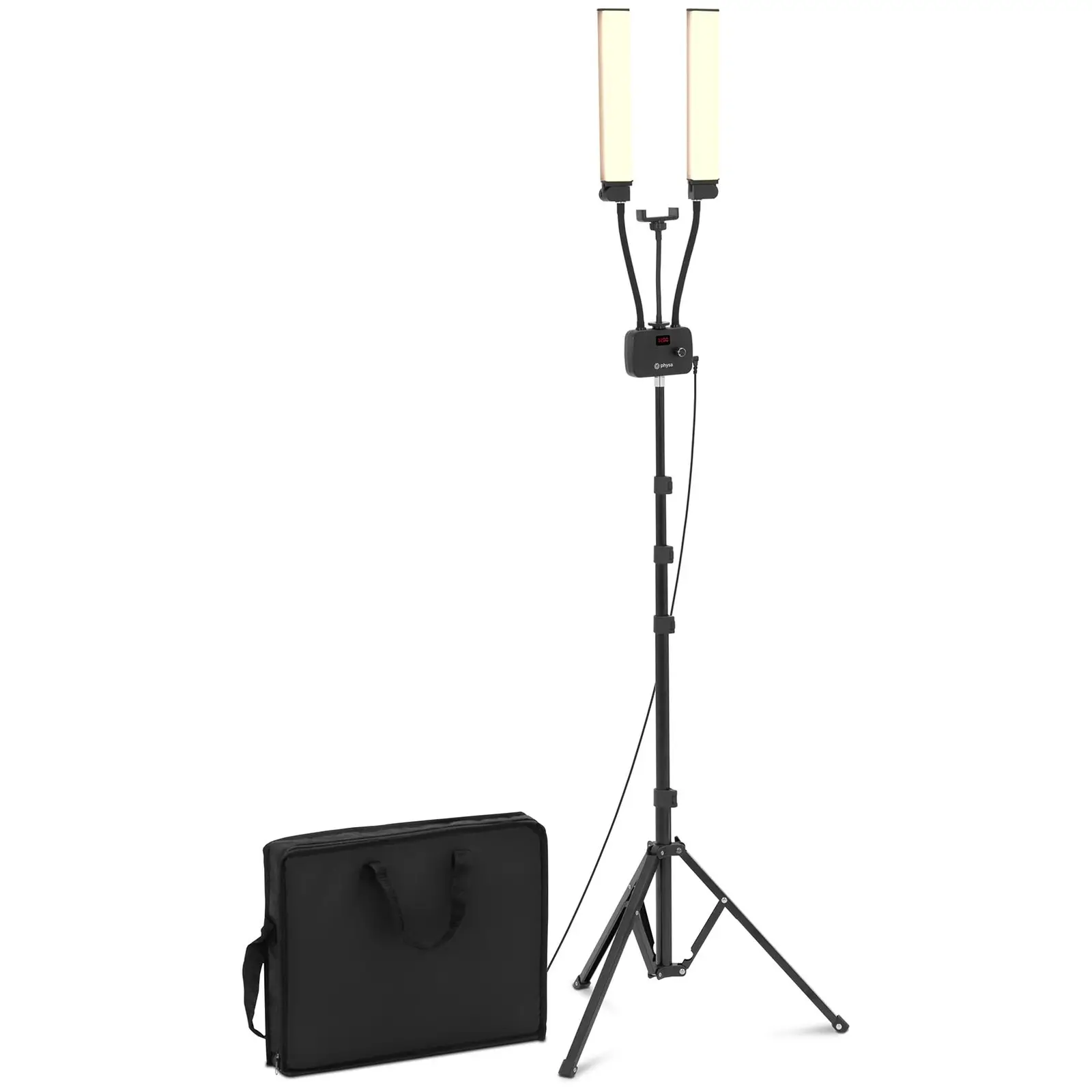 Makeup-lampe til øjenvippeforlængning - LED - 40 W - 3200 - 5600 K - højdejusterbar